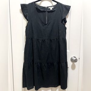 Black Poplin Dress